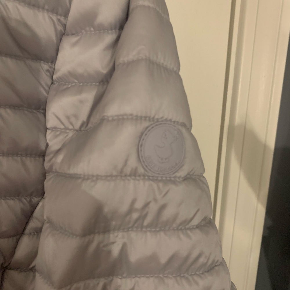 Save the Duck Puffer Jacket Women’s Light Gray Size 1 Small - Picture 6 of 8